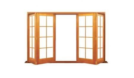 8 light: four door bifold - 2 left + 2 right