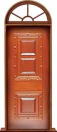 mediterranean: single door +  two sidelights