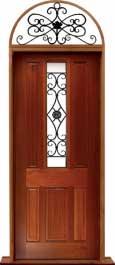 paddington with ironwork: door in frame