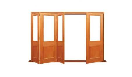 victorian single light: four door bifold - 3 one way + 1 flapper